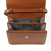 BELLA SCHULTERTASCHE KALBSLEDER COGNAC