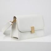 DENA SCHULTERTASCHE KALBSLEDER WEISS