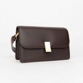 DENA Shoulder Bag in Dark Brown