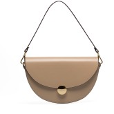 NORA SCHULTERTASCHE GLATTLEDER BEIGE NORA SCHULTERTASCHE GLATTLEDER BEIGE
