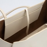 SLOAN East West Tote in Cream