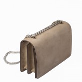 SOPHIE Schultertasche Veloursleder in Diano