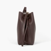 SUKI Bucket Bag in Oxblood