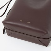SUKI Bucket Bag in Oxblood