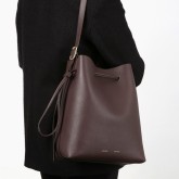 SUKI Bucket Bag in Oxblood