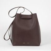 SUKI Bucket Bag in Oxblood
